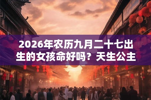 2026年农历九月二十七出生的女孩命好吗？天生公主命？