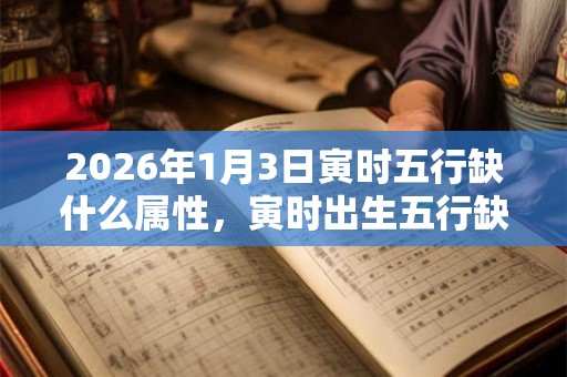 2026年1月3日寅时五行缺什么属性，寅时出生五行缺什么