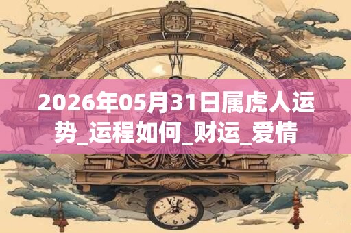 2026年05月31日属虎人运势_运程如何_财运_爱情