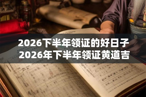 2026下半年领证的好日子 2026年下半年领证黄道吉日