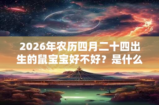 2026年农历四月二十四出生的鼠宝宝好不好?是什么命? 2026年农历四月二十四出生的鼠宝宝好不好?是什么命?