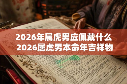 2026年属虎男应佩戴什么 2026属虎男本命年吉祥物