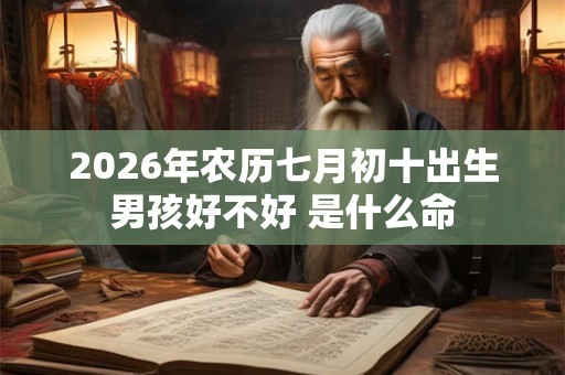 2026年农历七月初十出生男孩好不好 是什么命