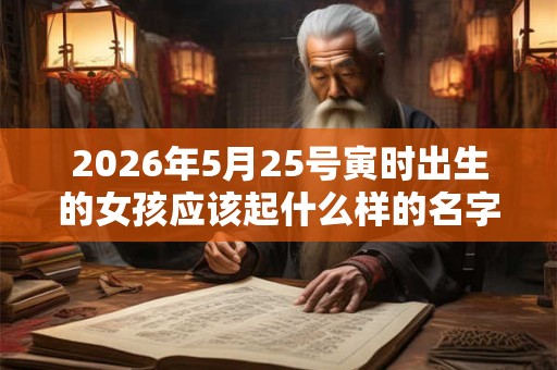 2026年5月25号寅时出生的女孩应该起什么样的名字最好 2026年5月25号寅时出生的女孩应该起什么样的名字最好