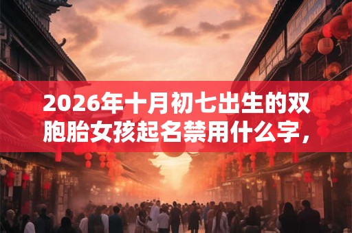 2026年十月初七出生的双胞胎女孩起名禁用什么字,五行属什么 2026年十月初七出生的双胞胎女孩起名禁用什么字,五行属什么
