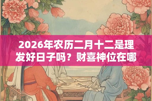 2026年农历二月十二是理发好日子吗?财喜神位在哪? 2026年农历二月十二是理发好日子吗?财喜神位在哪?
