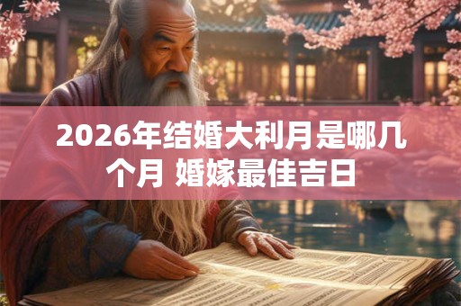 2026年结婚大利月是哪几个月 婚嫁最佳吉日