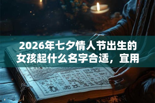 2026年七夕情人节出生的女孩起什么名字合适，宜用什么字