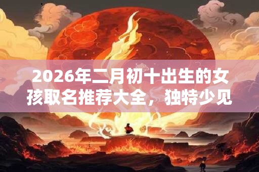 2026年二月初十出生的女孩取名推荐大全,独特少见的女生名字 2026年二月初十出生的女孩取名推荐大全,独特少见的女生名字