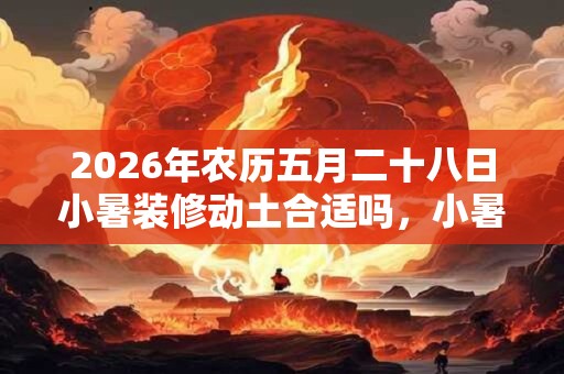 2026年农历五月二十八日小暑装修动土合适吗，小暑的气候怎样？