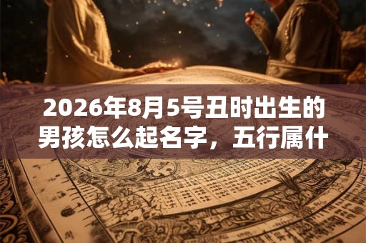 2026年8月5号丑时出生的男孩怎么起名字,五行属什么 2026年8月5号丑时出生的男孩怎么起名字,五行属什么