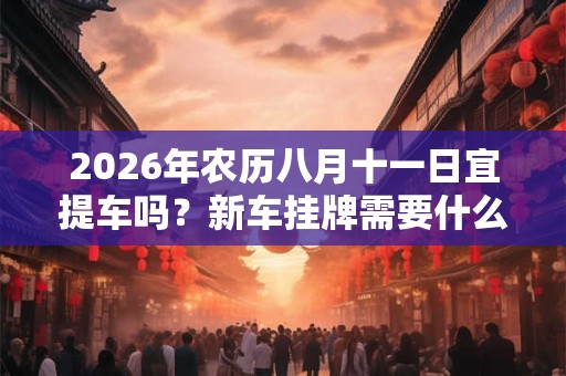 2026年农历八月十一日宜提车吗？新车挂牌需要什么？