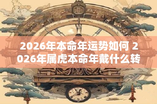 2026年本命年运势如何 2026年属虎本命年戴什么转运 2026年本命年运势如何 2026年属虎本命年戴什么转运