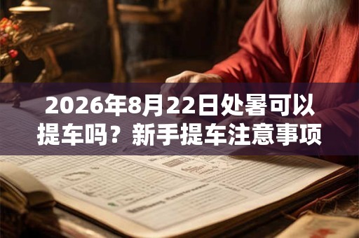2026年8月22日处暑可以提车吗?新手提车注意事项? 2026年8月22日处暑可以提车吗?新手提车注意事项?