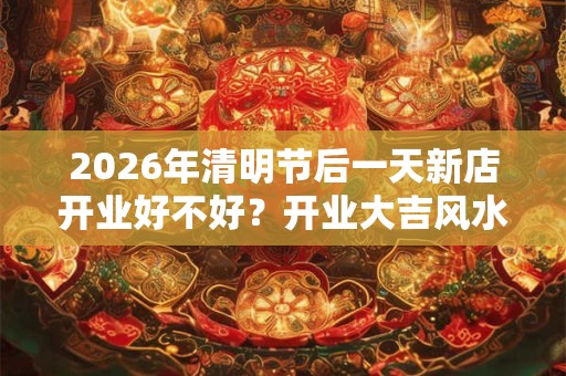 2026年清明节后一天新店开业好不好?开业大吉风水有何讲究? 2026年清明节后一天新店开业好不好?开业大吉风水有何讲究?