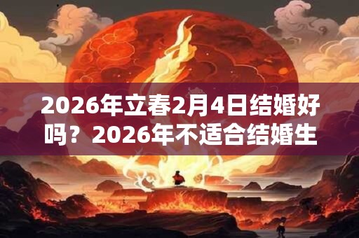 2026年立春2月4日结婚好吗?2026年不适合结婚生肖一览? 2026年立春2月4日结婚好吗?2026年不适合结婚生肖一览?