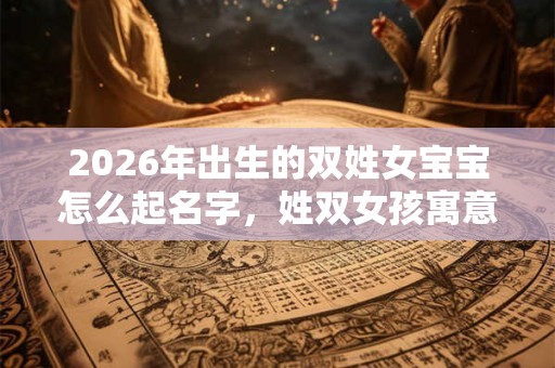 2026年出生的双姓女宝宝怎么起名字，姓双女孩寓意好的名字