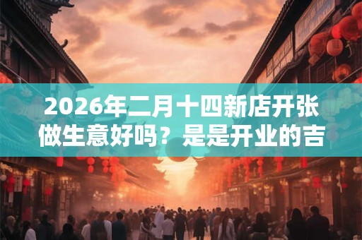 2026年二月十四新店开张做生意好吗？是是开业的吉日吗？