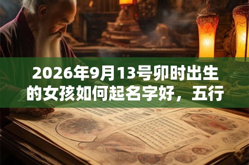 2026年9月13号卯时出生的女孩如何起名字好,五行属什么 2026年9月13号卯时出生的女孩如何起名字好,五行属什么