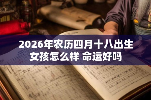 2026年农历四月十八出生女孩怎么样 命运好吗