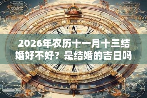 2026年农历十一月十三结婚好不好?是结婚的吉日吗? 2026年农历十一月十三结婚好不好?是结婚的吉日吗?