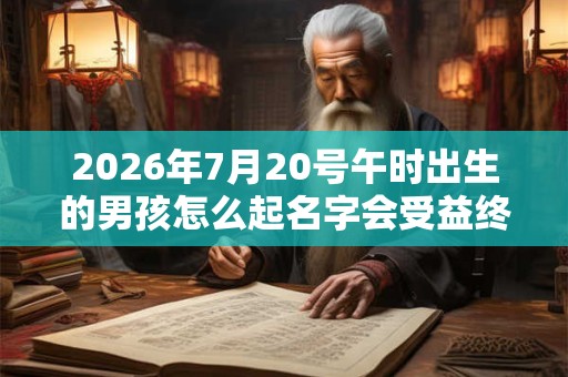 2026年7月20号午时出生的男孩怎么起名字会受益终生 2026年7月20号午时出生的男孩怎么起名字会受益终生