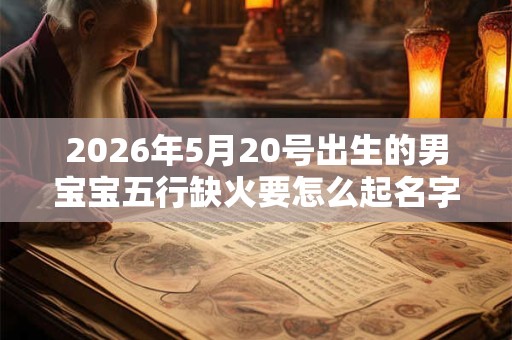 2026年5月20号出生的男宝宝五行缺火要怎么起名字 2026年5月20号出生的男宝宝五行缺火要怎么起名字