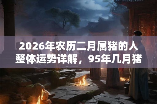2026年农历二月属猪的人整体运势详解，95年几月猪命苦