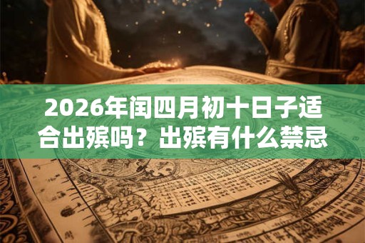 2026年闰四月初十日子适合出殡吗？出殡有什么禁忌？