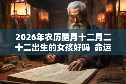 2026年农历腊月十二月二十二出生的女孩好吗  命运解析
