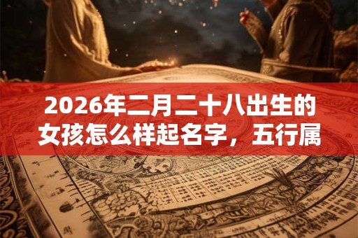 2026年二月二十八出生的女孩怎么样起名字，五行属什么