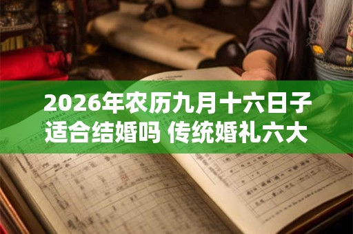 2026年农历九月十六日子适合结婚吗 传统婚礼六大步骤 2026年农历九月十六日子适合结婚吗 传统婚礼六大步骤