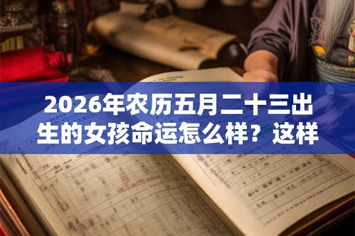 2026年农历五月二十三出生的女孩命运怎么样？这样出生好吗？