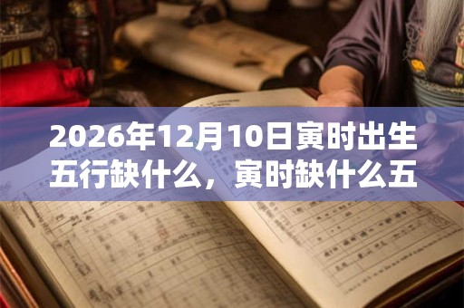 2026年12月10日寅时出生五行缺什么，寅时缺什么五行