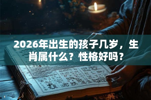 2026年出生的孩子几岁，生肖属什么？性格好吗？