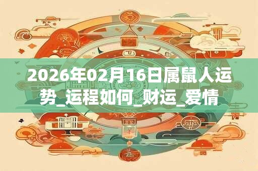 2026年02月16日属鼠人运势_运程如何_财运_爱情