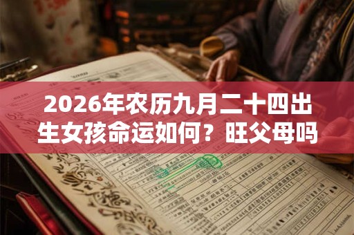 2026年农历九月二十四出生女孩命运如何？旺父母吗？