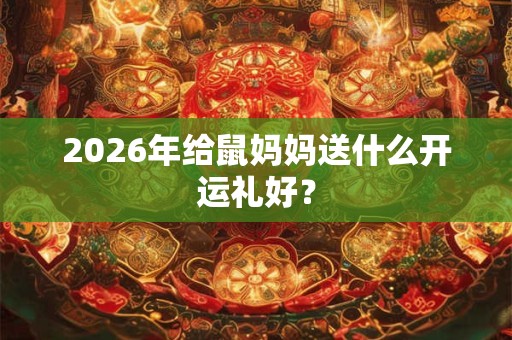 2026年给鼠妈妈送什么开运礼好? 2026年给鼠妈妈送什么开运礼好?