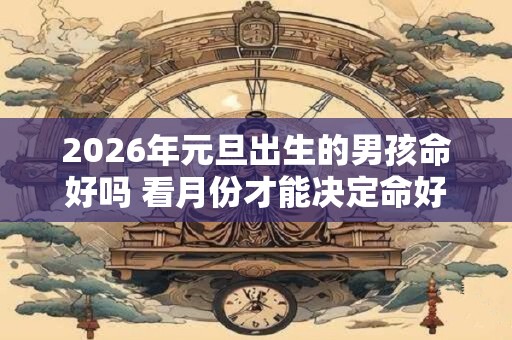 2026年元旦出生的男孩命好吗 看月份才能决定命好与否
