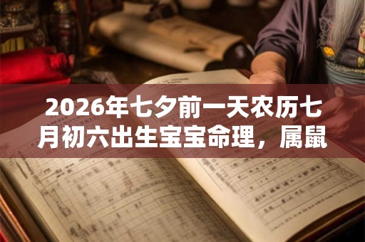 2026年七夕前一天农历七月初六出生宝宝命理，属鼠人七夕有桃花吗
