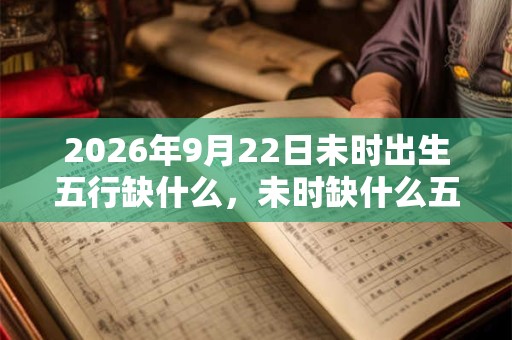 2026年9月22日未时出生五行缺什么，未时缺什么五行