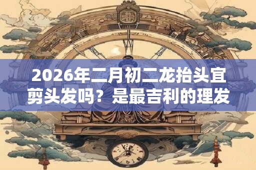 2026年二月初二龙抬头宜剪头发吗？是最吉利的理发日子吗