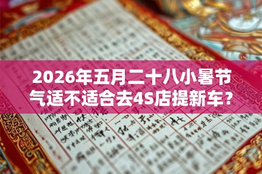 2026年五月二十八小暑节气适不适合去4S店提新车? 2026年五月二十八小暑节气适不适合去4S店提新车?