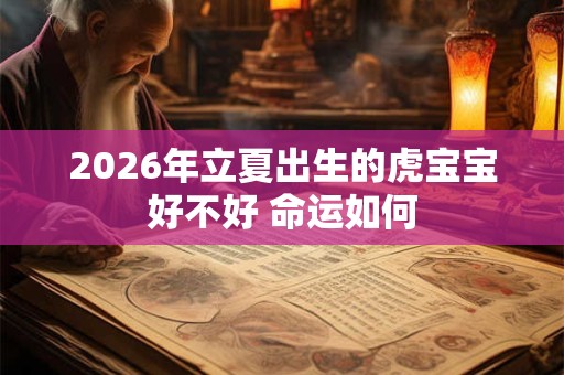 2026年立夏出生的虎宝宝好不好 命运如何