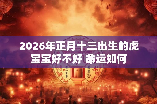 2026年正月十三出生的虎宝宝好不好 命运如何 2026年正月十三出生的虎宝宝好不好 命运如何