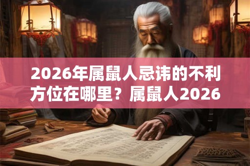 2026年属鼠人忌讳的不利方位在哪里？属鼠人2026年不宜去什么方位？