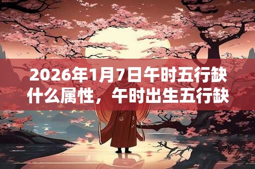 2026年1月7日午时五行缺什么属性,午时出生五行缺什么 2026年1月7日午时五行缺什么属性,午时出生五行缺什么