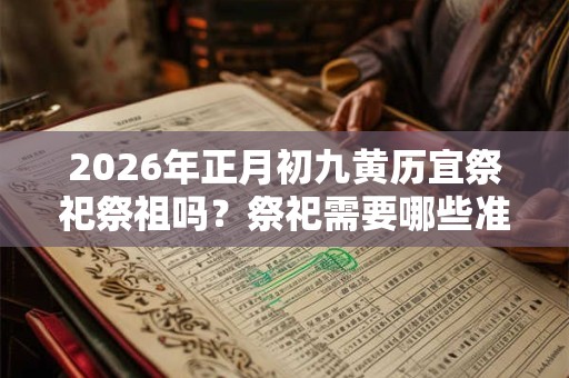 2026年正月初九黄历宜祭祀祭祖吗？祭祀需要哪些准备？