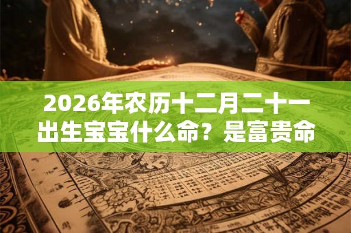 2026年农历十二月二十一出生宝宝什么命?是富贵命? 2026年农历十二月二十一出生宝宝什么命?是富贵命?