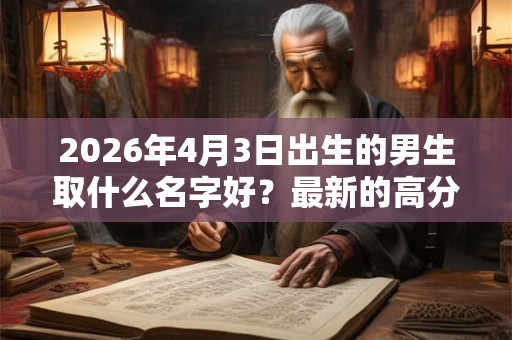 2026年4月3日出生的男生取什么名字好?最新的高分男生名字 2026年4月3日出生的男生取什么名字好?最新的高分男生名字